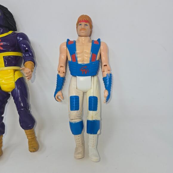 Karate Kommandos 1986 Action Figures Reed Smith Kung Fu Chuck Norris Super Ninja - Picture 2 of 16